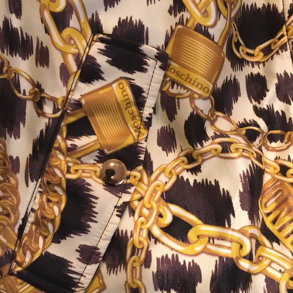 H&M Moschino Gold Chain Bomber - Picture 4 of 8